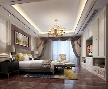 Simple European Style Bedroom-ID:919562107
