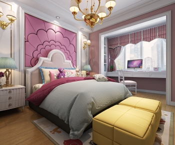 European Style Girl's Room Daughter's Room-ID:663007971
