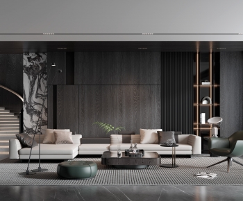 Modern A Living Room-ID:225177051