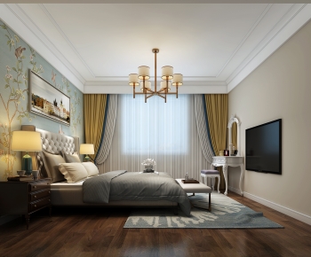 Simple European Style Bedroom-ID:262516021
