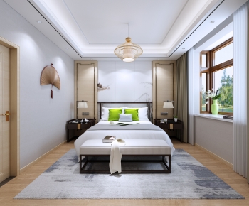 New Chinese Style Bedroom-ID:507785089