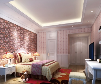 European Style Girl's Room Daughter's Room-ID:861701019