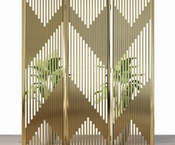 Modern Metal Screen Partition-ID:468100079