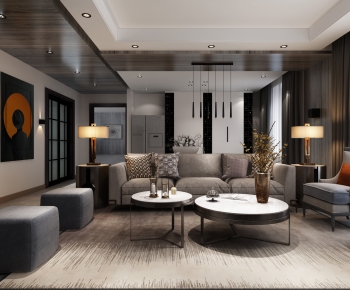 Modern A Living Room-ID:912894016