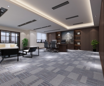 New Chinese Style Manager's Office-ID:278126965