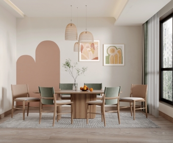 Nordic Style Dining Room-ID:909327984