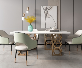 Modern Dining Table And Chairs-ID:832889144