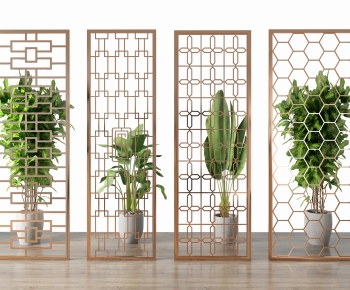Modern Metal Screen Partition-ID:361215111