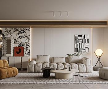 Modern A Living Room-ID:643161066