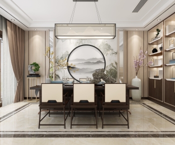 New Chinese Style Dining Room-ID:497165928