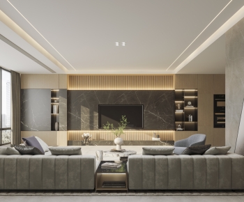 Modern A Living Room-ID:277863039