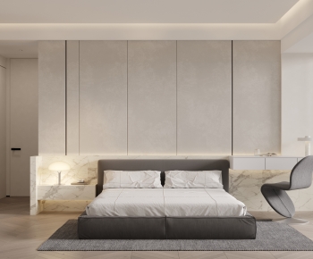Modern Wabi-sabi Style Bedroom-ID:962696085