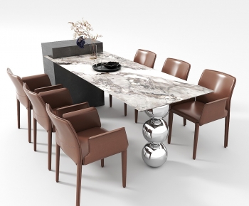 Modern Dining Table And Chairs-ID:242167952