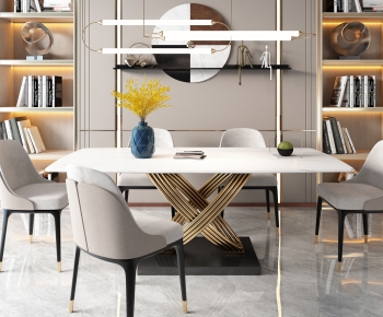 Modern Dining Table And Chairs-ID:844569268