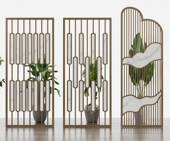 Modern Metal Screen Partition-ID:406795022