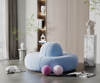 Modern Single Sofa-ID:295875074