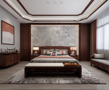 Chinese Style Bedroom-ID:685363052