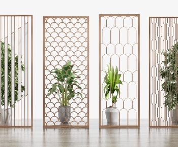 Modern Metal Screen Partition-ID:656812915