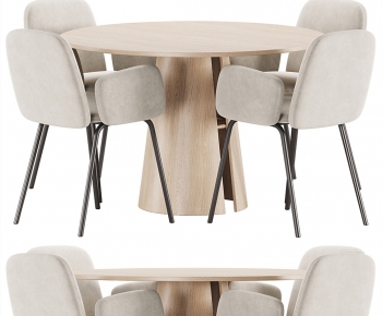 Nordic Style Dining Table And Chairs-ID:521884926