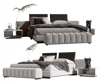Modern Double Bed-ID:470891066