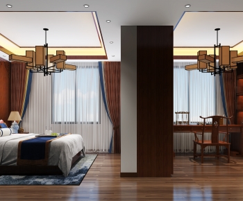 Chinese Style Bedroom-ID:809329039