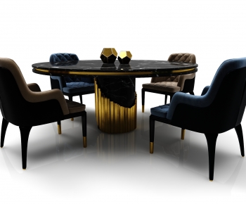 Modern Dining Table And Chairs-ID:608372935