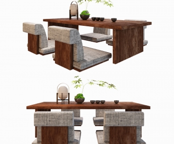 Japanese Style Tea Tables And Chairs-ID:937987098