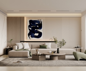 Wabi-sabi Style A Living Room-ID:119419101
