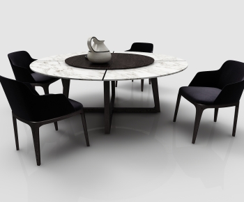 Modern Dining Table And Chairs-ID:343558079