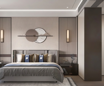 New Chinese Style Bedroom-ID:461015943