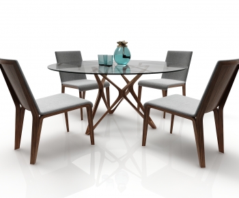 Modern Dining Table And Chairs-ID:593961008