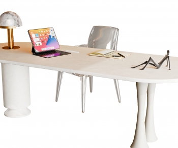 Modern Computer Desk And Chair-ID:501766925