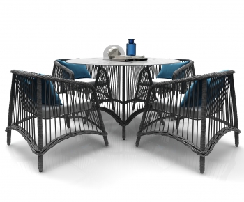 Modern Dining Table And Chairs-ID:655896904