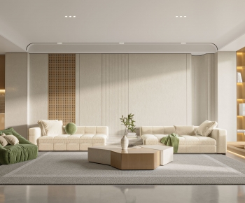 Wabi-sabi Style A Living Room-ID:221863037