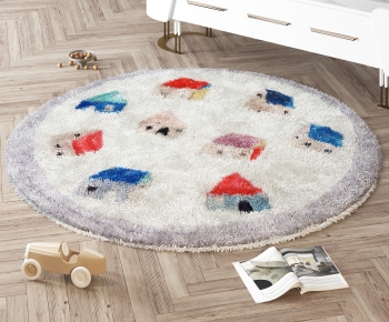 Modern Circular Carpet-ID:198942908