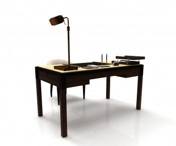 Modern Computer Desk And Chair-ID:992579943