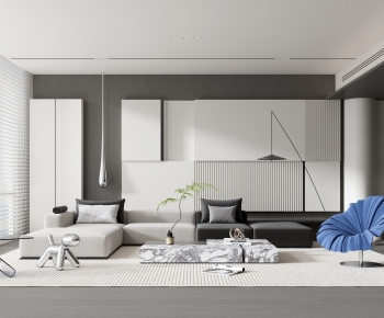 Wabi-sabi Style A Living Room-ID:686099555