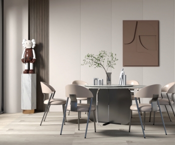 Modern Dining Table And Chairs-ID:637691975