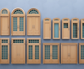 New Chinese Style Door-ID:129492045