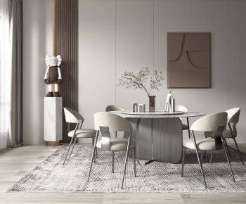 Modern Dining Table And Chairs-ID:791859613