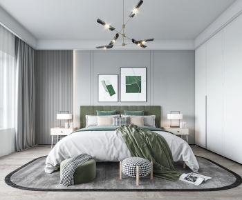 Nordic Style Bedroom-ID:375287061