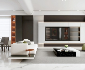 Modern A Living Room-ID:406075956