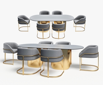 Modern Dining Table And Chairs-ID:887880096