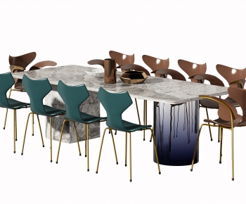 Modern Dining Table And Chairs-ID:820305112