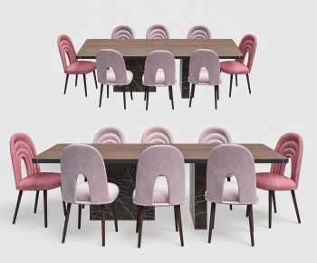 Modern Dining Table And Chairs-ID:415559054