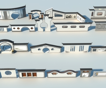 Chinese Style Building Component-ID:519660009
