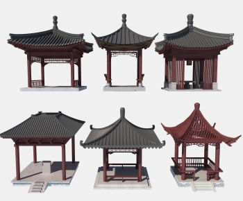 Chinese Style Ancient Architectural Buildings-ID:677057983