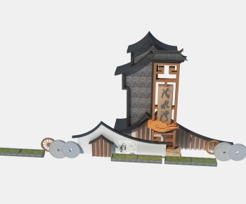 Chinese Style Building Component-ID:657813071