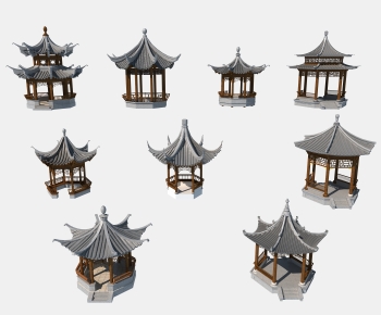 Chinese Style Ancient Architectural Buildings-ID:833715921