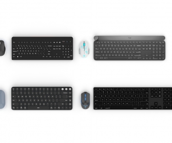 Modern Keyboard And Mouse-ID:665923124